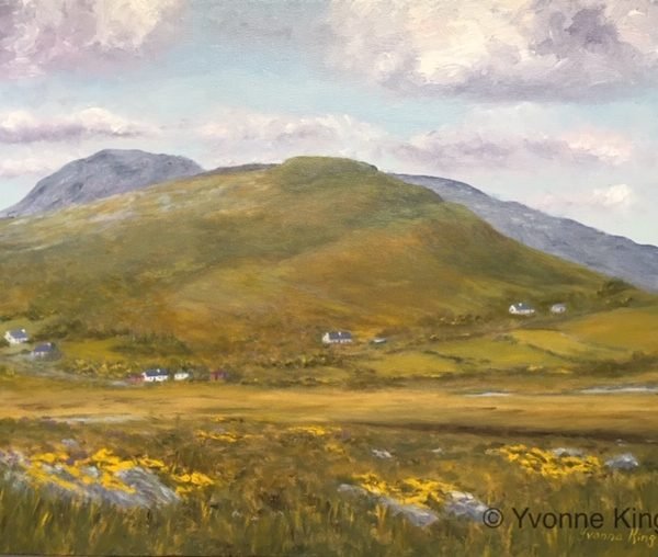 Hillside Village, Connemara. Unframed