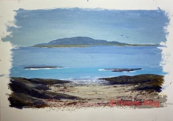 Carna towards Roundstone, Unframed Original on Paper - Image 2